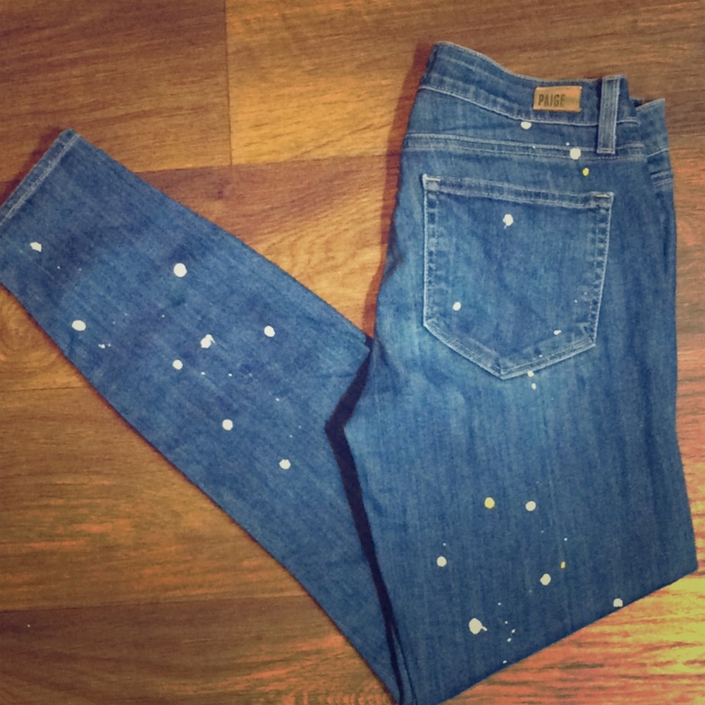 Paige Verdugo Ankle Skinny Jeans Size 28